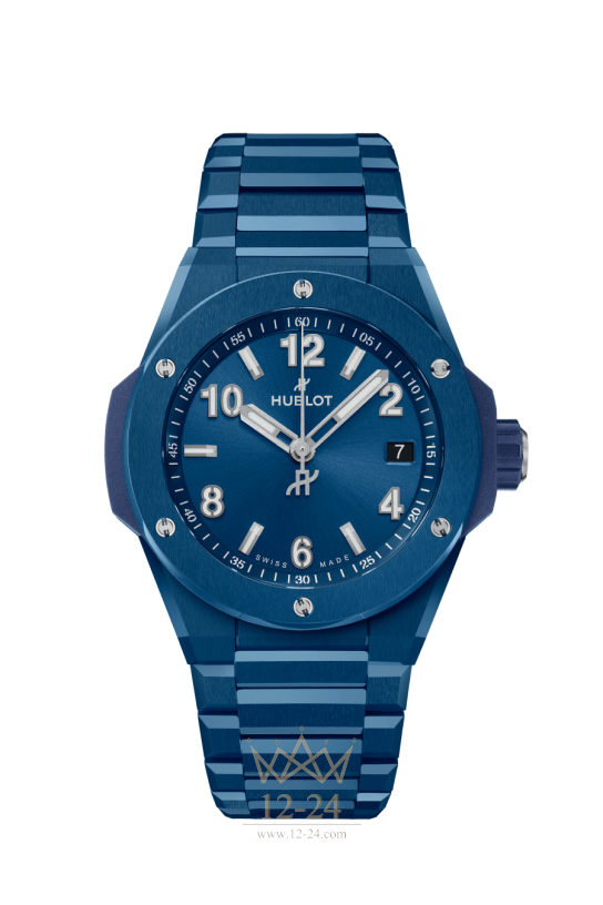 Hublot Integrated Time Only Blue Ceramic 457.EX.7170.EX