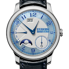 Часы F.P.Journe Collection Boutique Nacre FPJ-Co-ExclusivePieces-CBN-AutomatLune-AL-CuirPl — main thumb