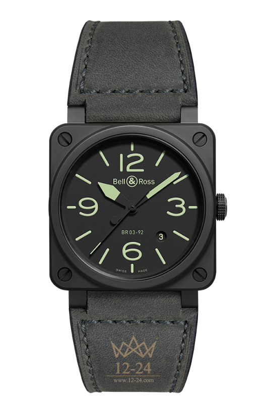 Bell &amp; Ross BR 03-92 Ceramic Nightlum BR0392-BL3-CE/SCA