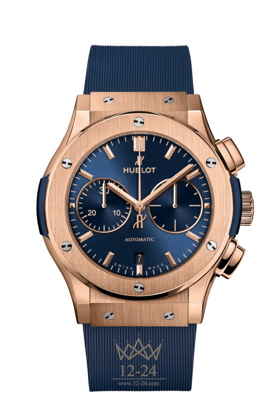 Hublot Chronograph King Gold Blue 521.OX.7180.RX