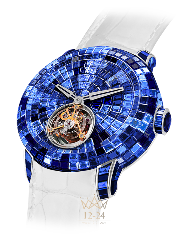 Jacob &amp; Co Caviar Tourbillon Camo Blue CV201.30.CB.CB.A