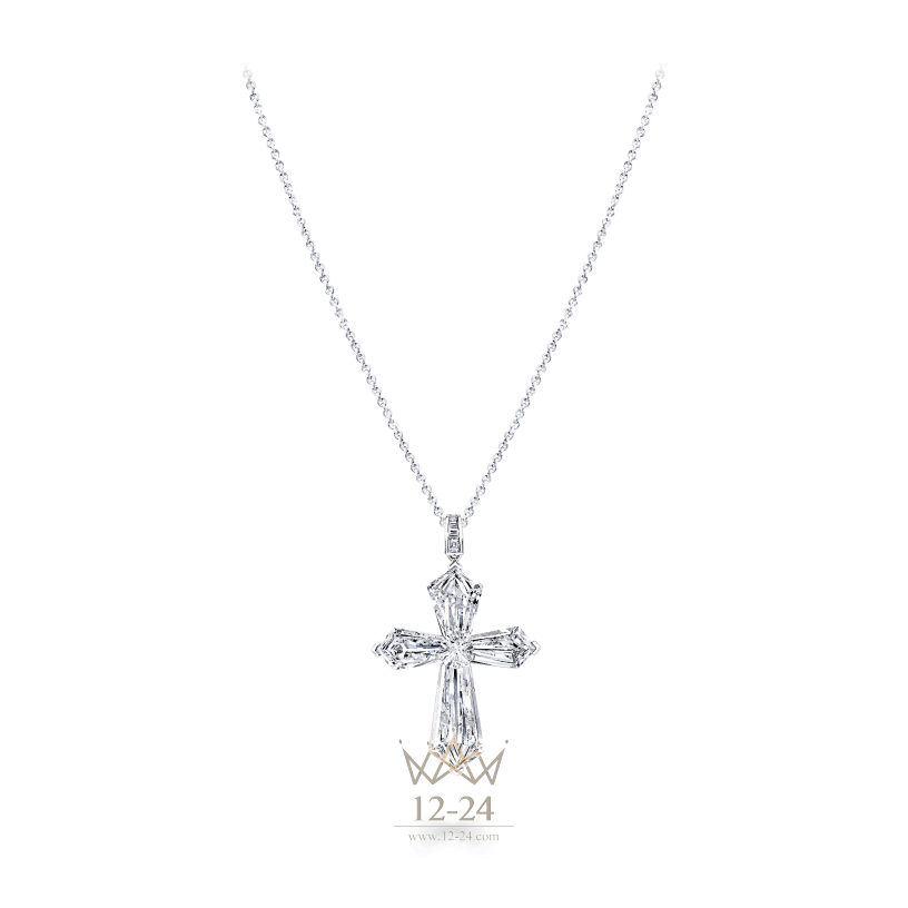 Graff Cross Mini Pendant Diamond RGP431