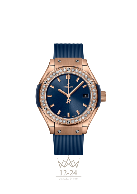 Hublot King Gold Blue Diamonds 591.OX.7180.RX.1204