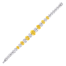 Украшение Graff Yellow and White Diamond Bracelet GB6062 — дополнительная миниатюра 1