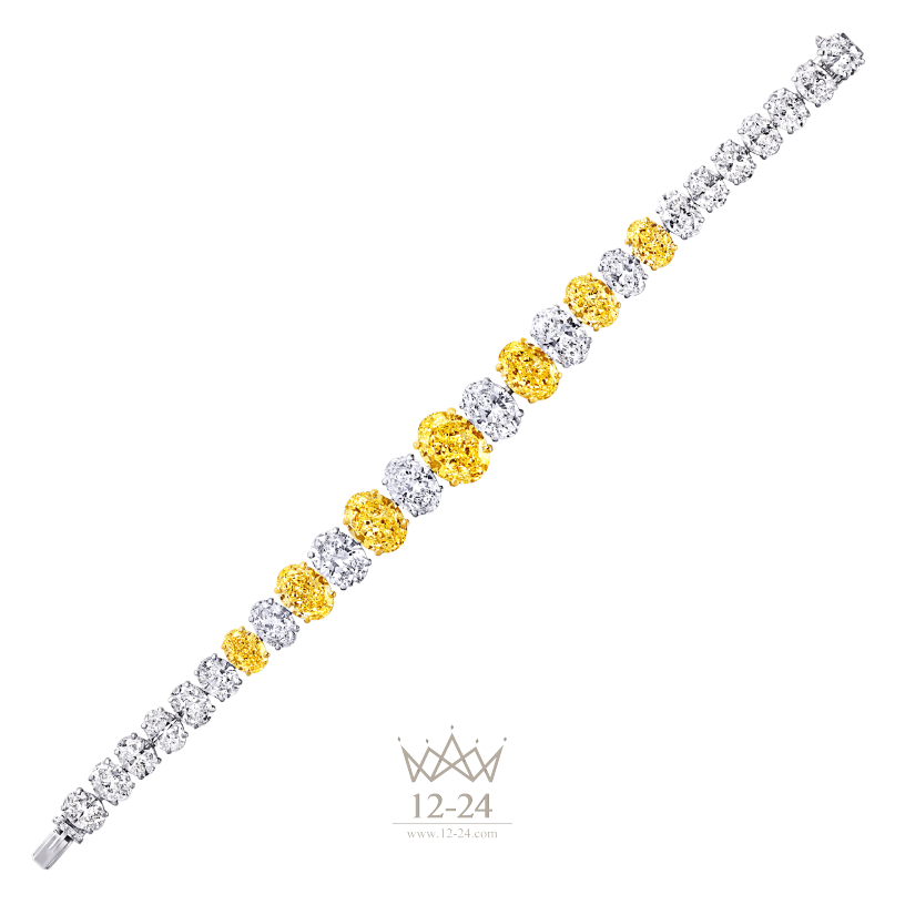 Graff Yellow and White Diamond Bracelet GB6062