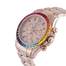 Часы Rolex Rolex Daytona 18ct Everose Gold Custom Rainbow 116595RBOW — дополнительная миниатюра 2