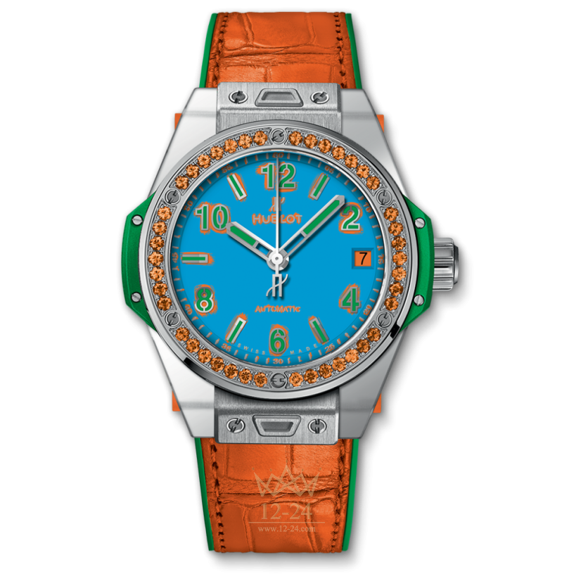 Hublot One Click Pop Art Steel Orange 39 mm 465.SO.5179.LR.1206.POP16