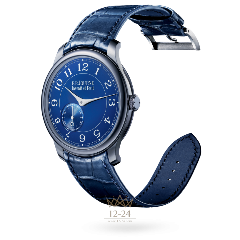 F.P.Journe Chronometre Bleu FPJ-Co-Souveraine-ChronoBleu-CuirTn