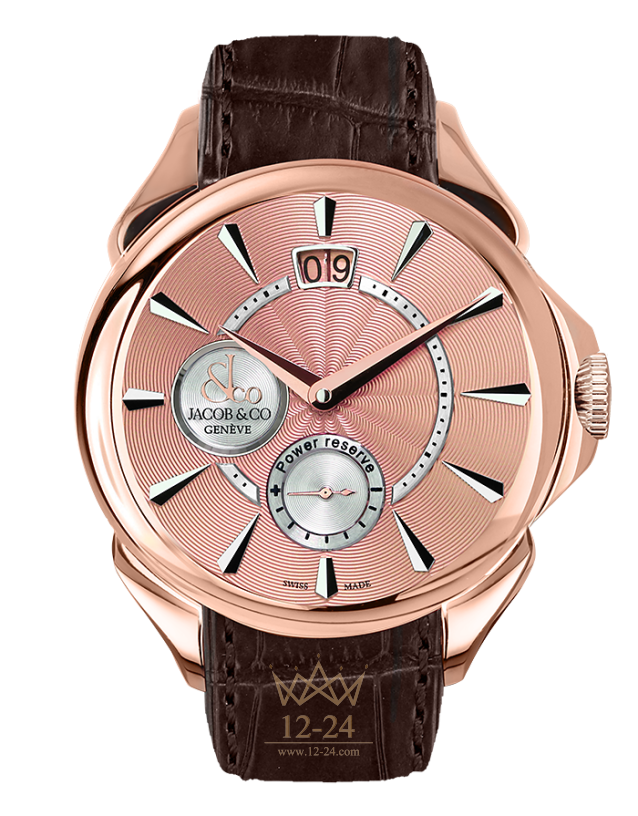 Jacob &amp; Co PALATIAL CLASSIC MANUAL BIG DATE - ROSE GOLD PC400.40.NS.NB.A