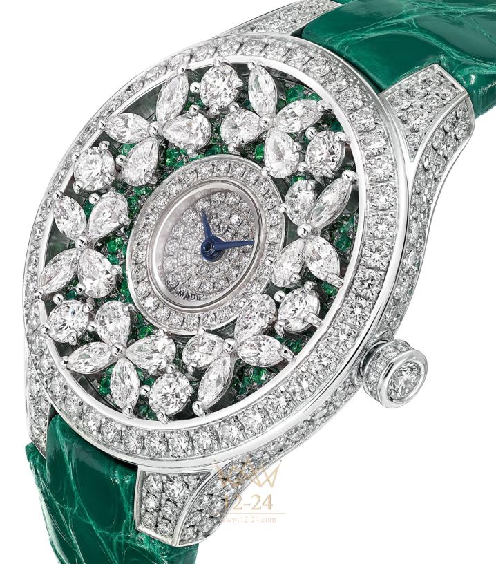 Graff Classic Butterfly Diamond and Emerald Watch BF33WGDE