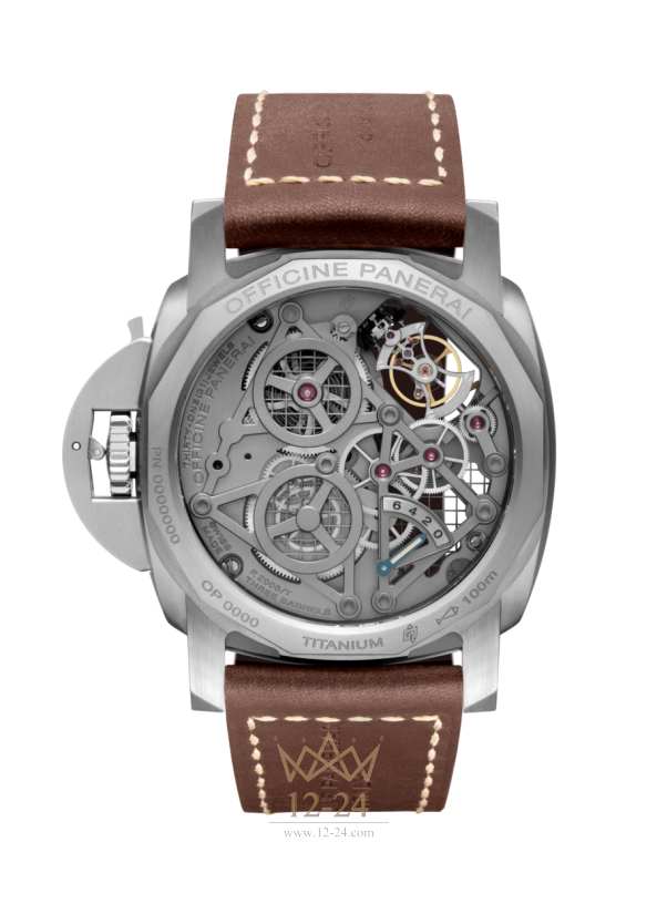 Panerai Lo Scienziato Luminor 1950 Tourbillon GTM Titanio — 47 мм PAM00578
