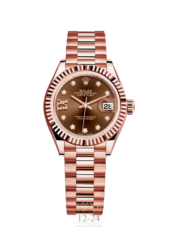 Rolex Lady-Datejust 28 Oyster Everose gold 279175-0002