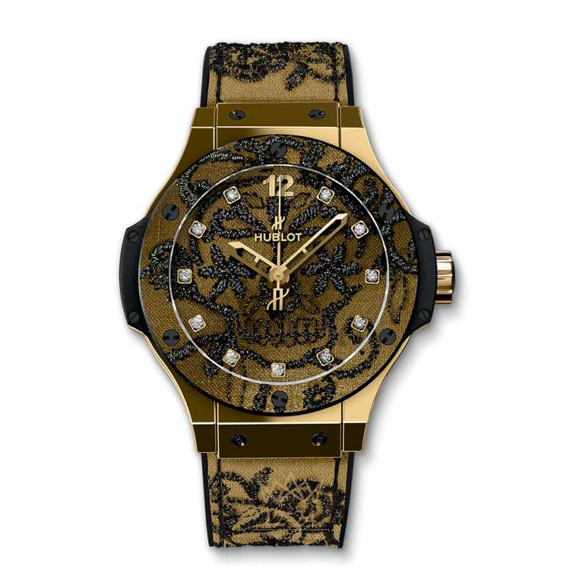 Hublot Broderie Yellow Gold 41 mm 343.VX.6580.NR.BSK16