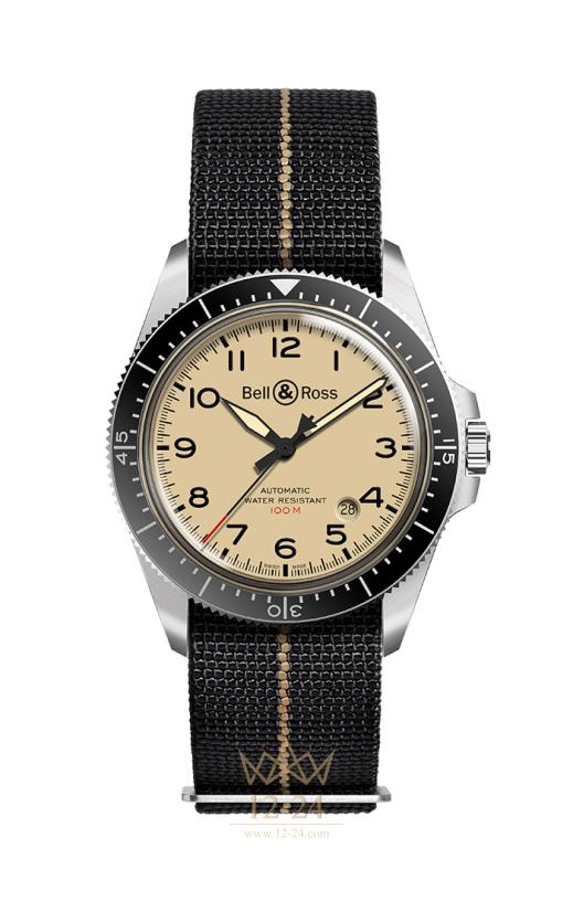 Bell &amp; Ross BR V2-92 Military Beige BRV292-BEI-ST/SF