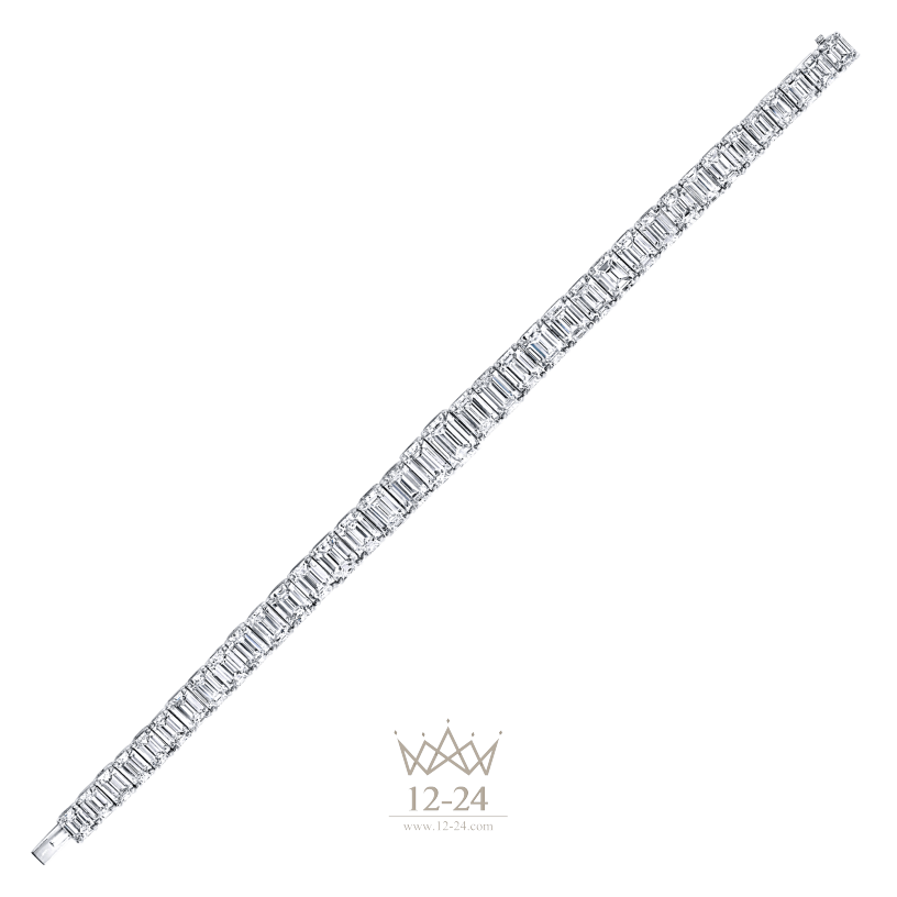 Graff Emerald Cut Diamond Bracelet GB6242