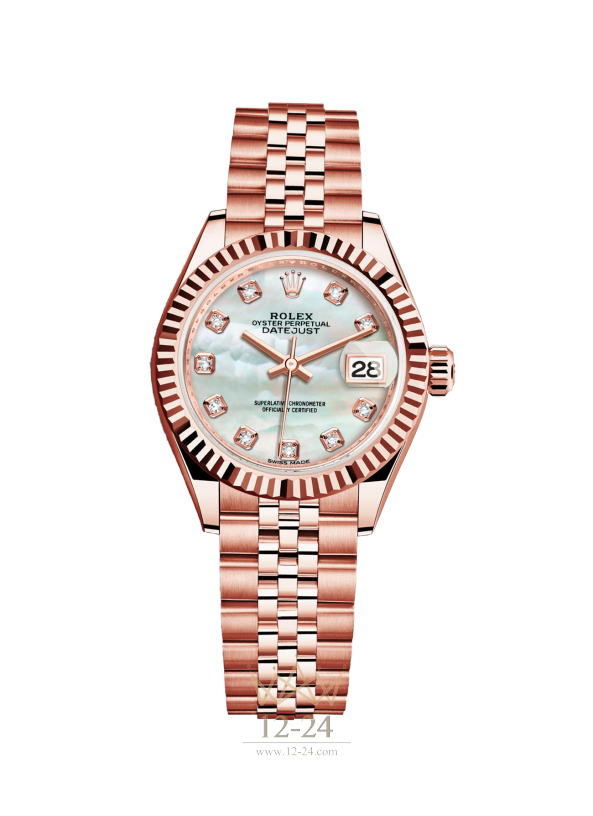 Rolex Lady-Datejust 28 Oyster Everose gold 279175-0018