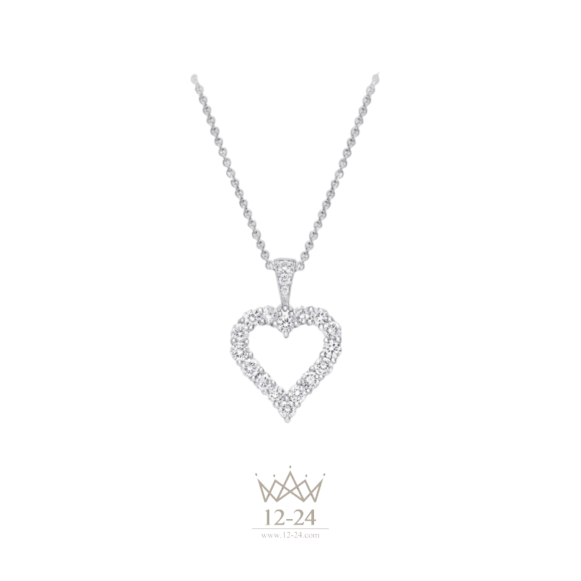 Graff Diamond Heart Silhouette Pendant RGP048