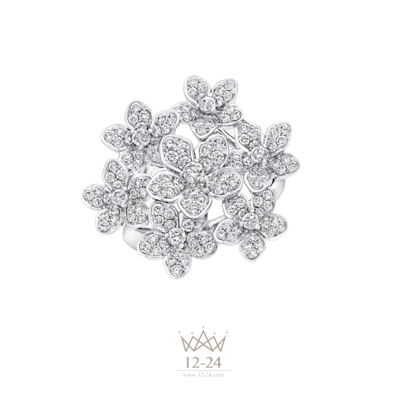 Graff Wild Flower Large Diamond Cluster Ring RGR844