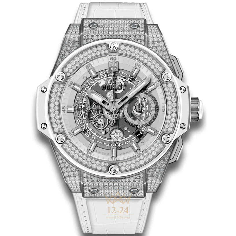 Hublot Unico White Pavé 48 mm 701.NE.0127.GR.1704