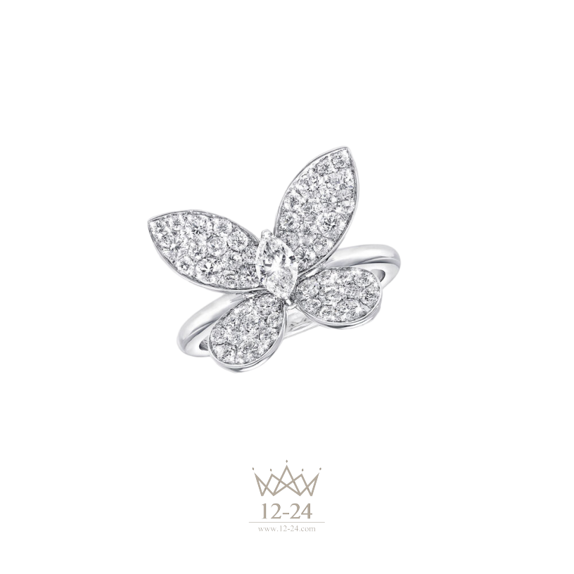 Graff Pavé Butterfly Diamond Ring RGR209