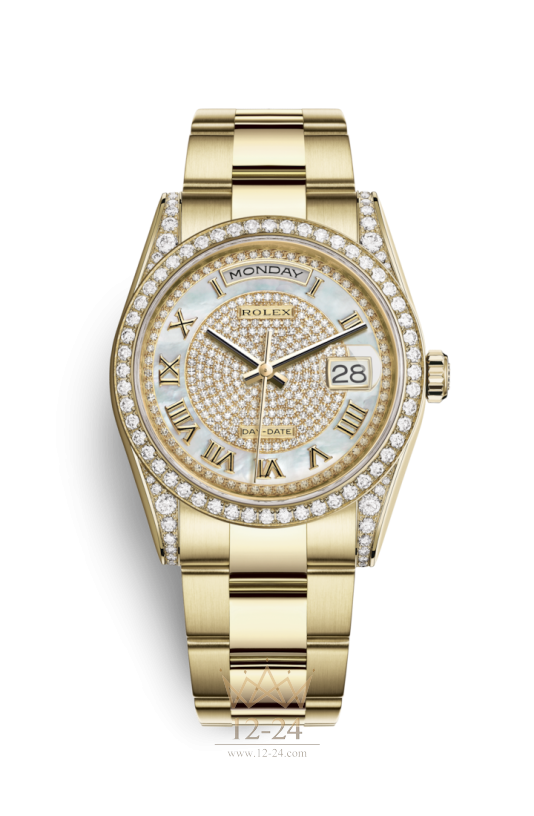 Rolex Oyster 36 мм Yellow Gold and Diamonds 118388-0196