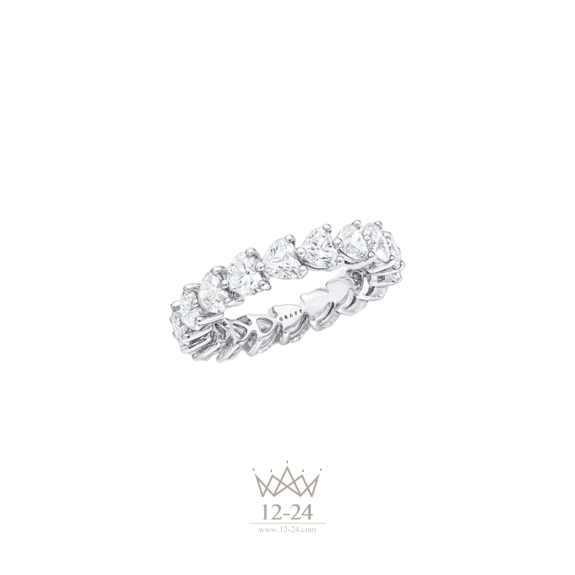 Graff Heart Shape Diamond Wedding Band RGET004