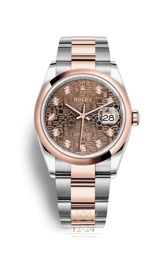 Rolex Oyster 36 мм Steel and Gold Everose 126201-0026