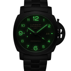 Часы Panerai TUTTONERO 3 Days GMT Automatic Ceramica - 44mm PAM00438 — additional thumb 1