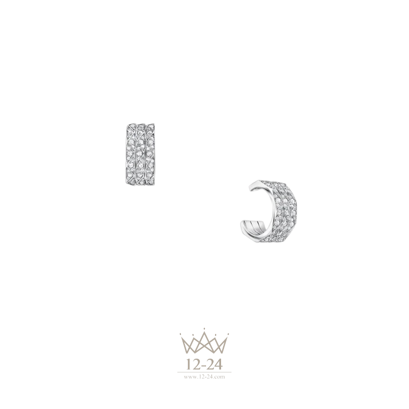 Graff Laurence Graff Signature Triple Pavé Diamond Hoop Earrings RGE1582