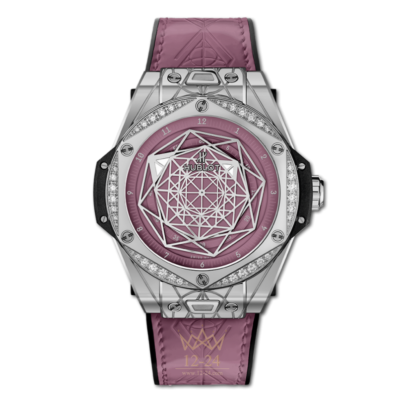 Hublot One Click Sang Bleu Steel Pink Diamonds 465.SS.89P7.VR.1204.MXM20
