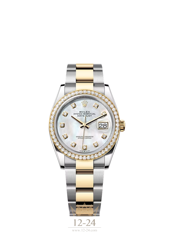 Rolex Oyster 36 мм Steel Yellow gold and Diamonds 126283rbr-0010