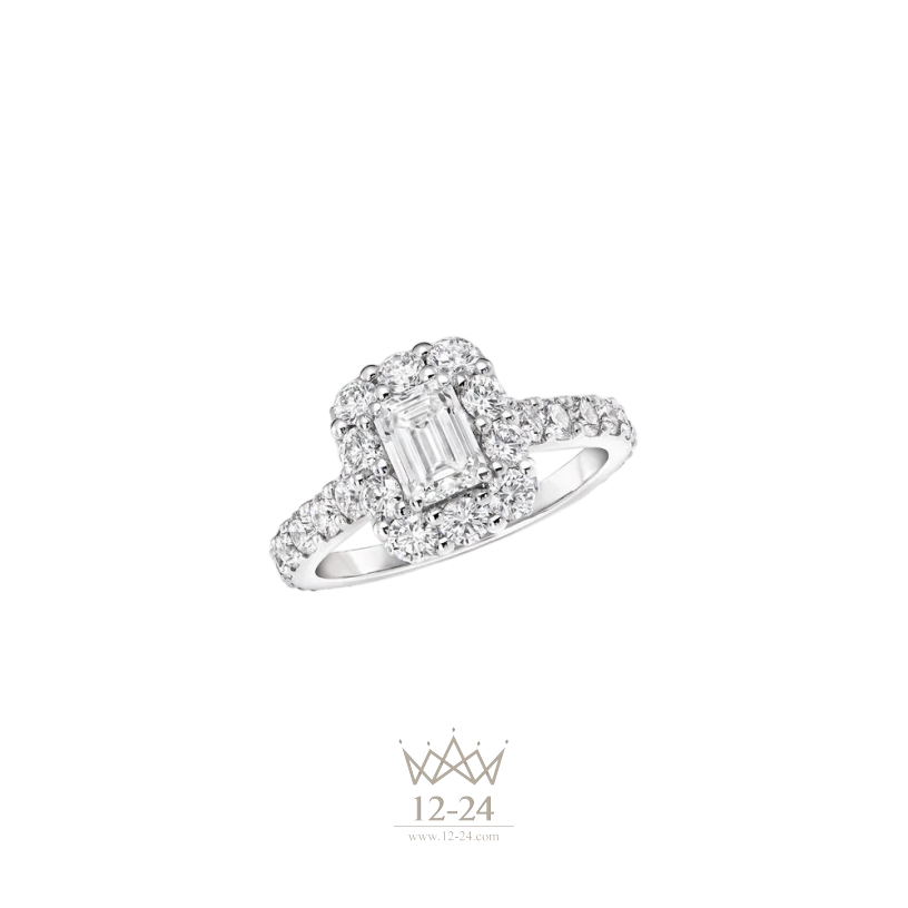 Graff Icon Emerald Cut Diamond Engagement Ring RGR619E_RGR619