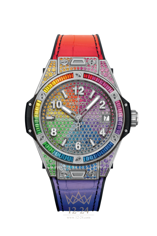 Hublot One Click Steel Rainbow 465.SX.9900.LR.0999