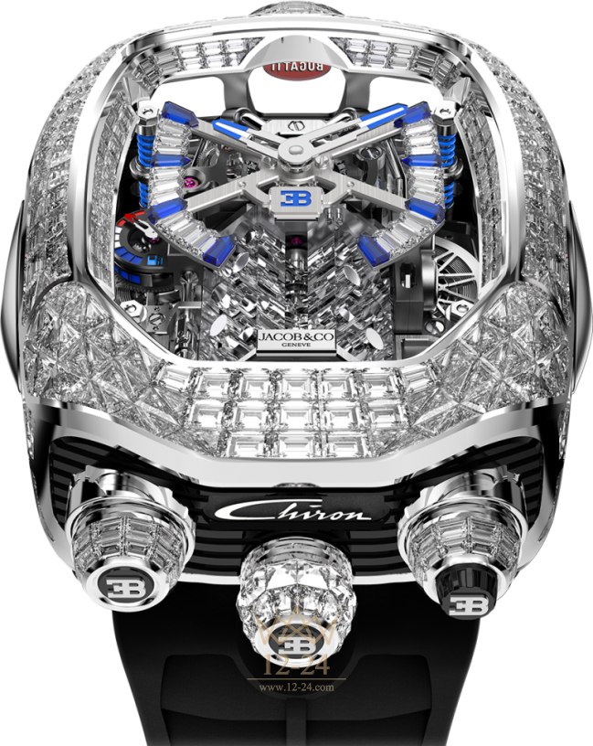 Jacob &amp; Co Bugatti Chiron Tourbillon Baguette BU800.30.BD.BD.A