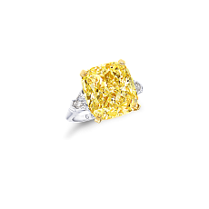 Украшение Graff Cushion Cut Yellow and White Diamond Ring GR34549 — main thumb