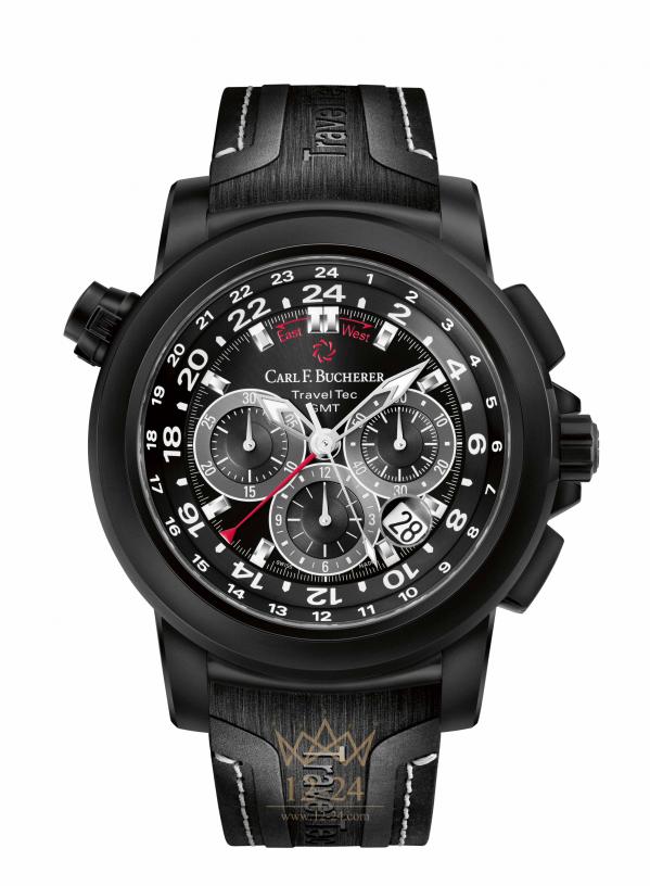 Carl F. Bucherer Traveltec Black 00.10620.12.33.01