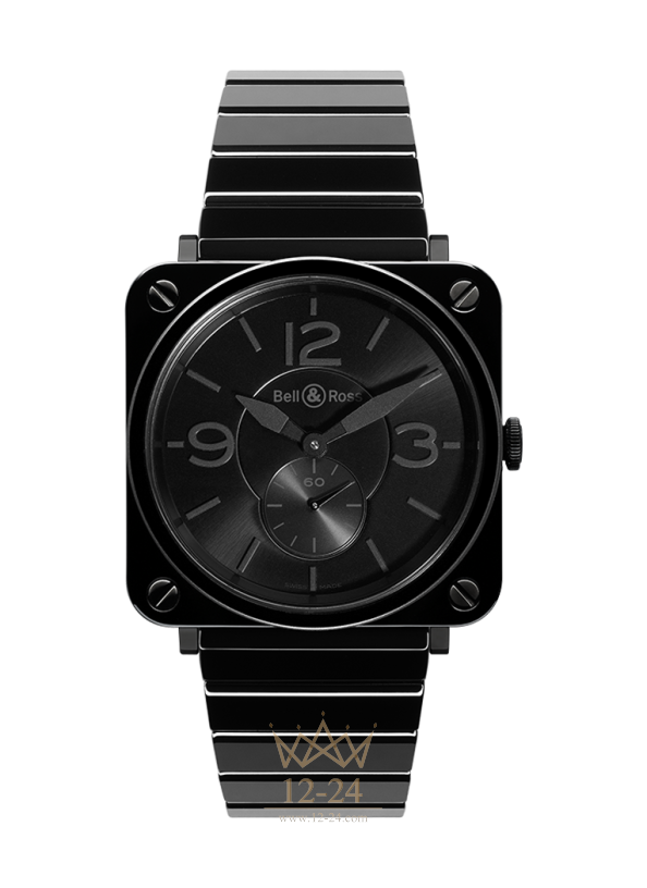 Bell &amp; Ross BR S BLACK CERAMIC PHANTOM BRS-BLC-PH/SCE