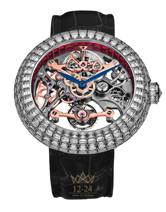 Jacob &amp; Co BRILLIANT SKELETON FULL BAGUETTE BS530.30.DR.CB.A