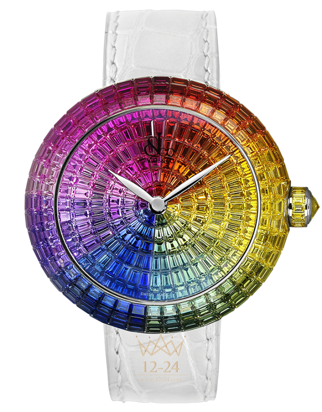 Jacob &amp; Co Brilliant Full Baguette Rainbow BQ532.30.HR.HR.A