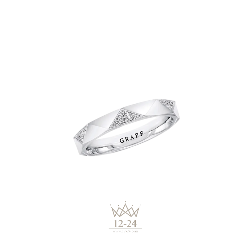 Graff Faceted Diamond Wedding Band RGR994