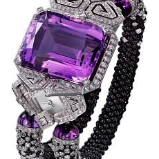 Часы Cartier Clock with a hidden time - Purple HPI00954 — additional thumb 2