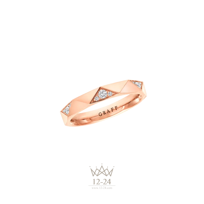 Graff Faceted Diamond Wedding Band RGR996