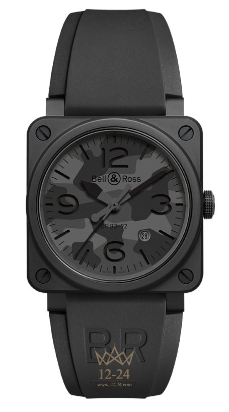 Bell &amp; Ross BR 03-92 Black Camo BR0392-CAMO-CE/SRB