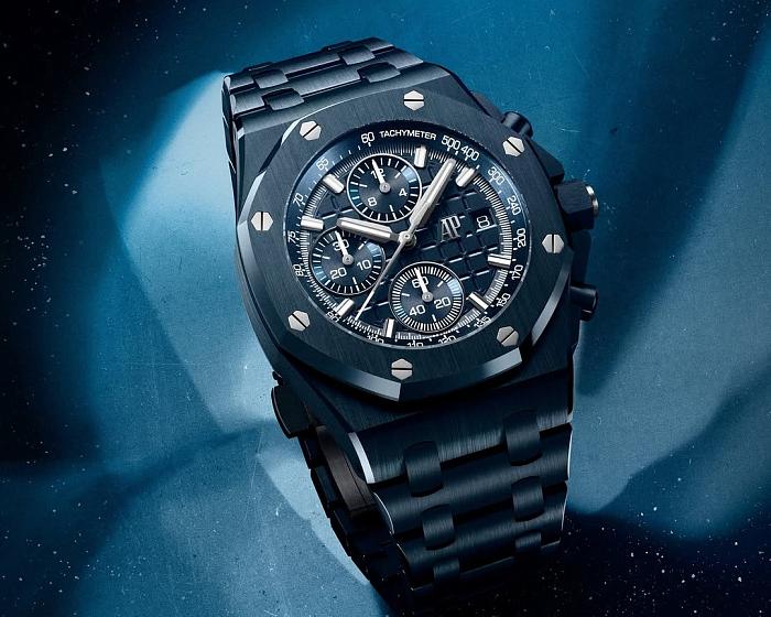Новинки от Audemars Piguet в цвете «Bleu Nuit, Nuage 50»