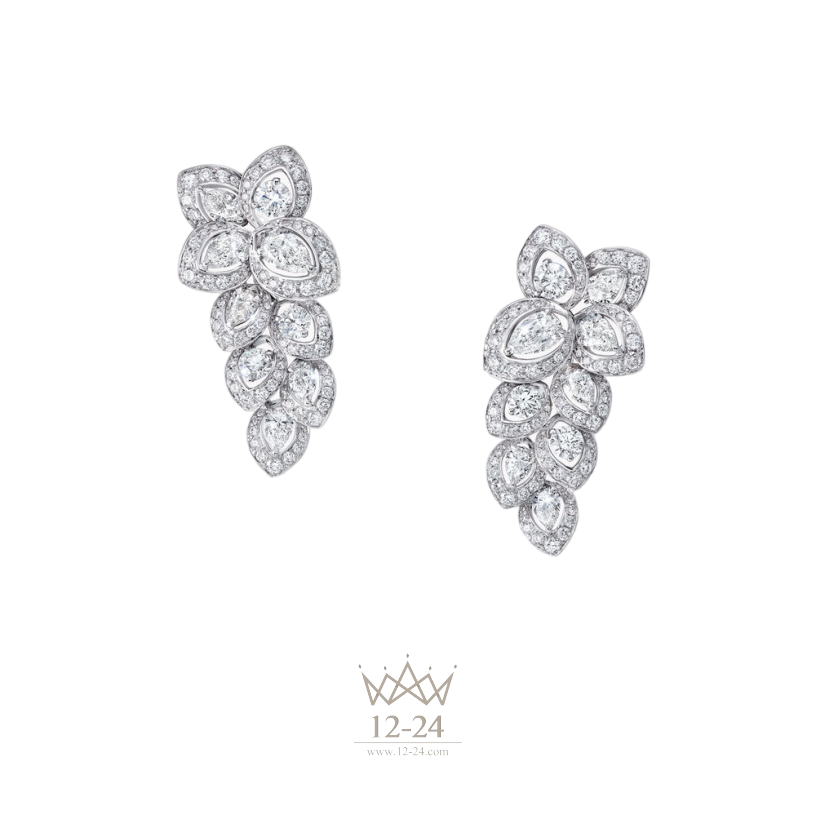 Graff Peony Diamond Drop Earrings RGE1511