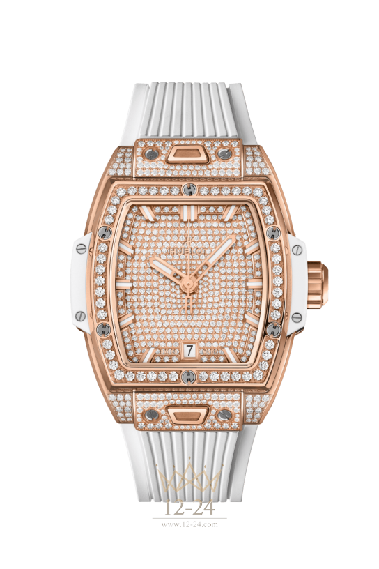 Hublot King Gold White Full Pave 662.OE.9000.RW.1604