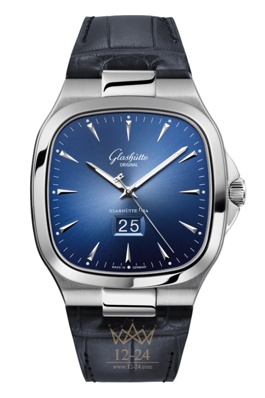 Glashutte Seventies Panorama Date «Short clasp» 2-39-47-13-12-50