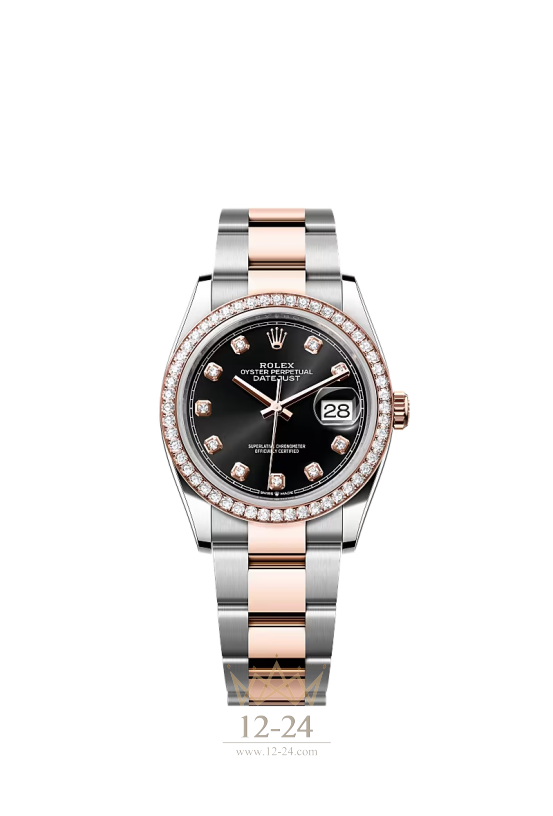 Rolex Oyster 36 мм Steel Gold Everose and Diamonds 126281rbr-0008