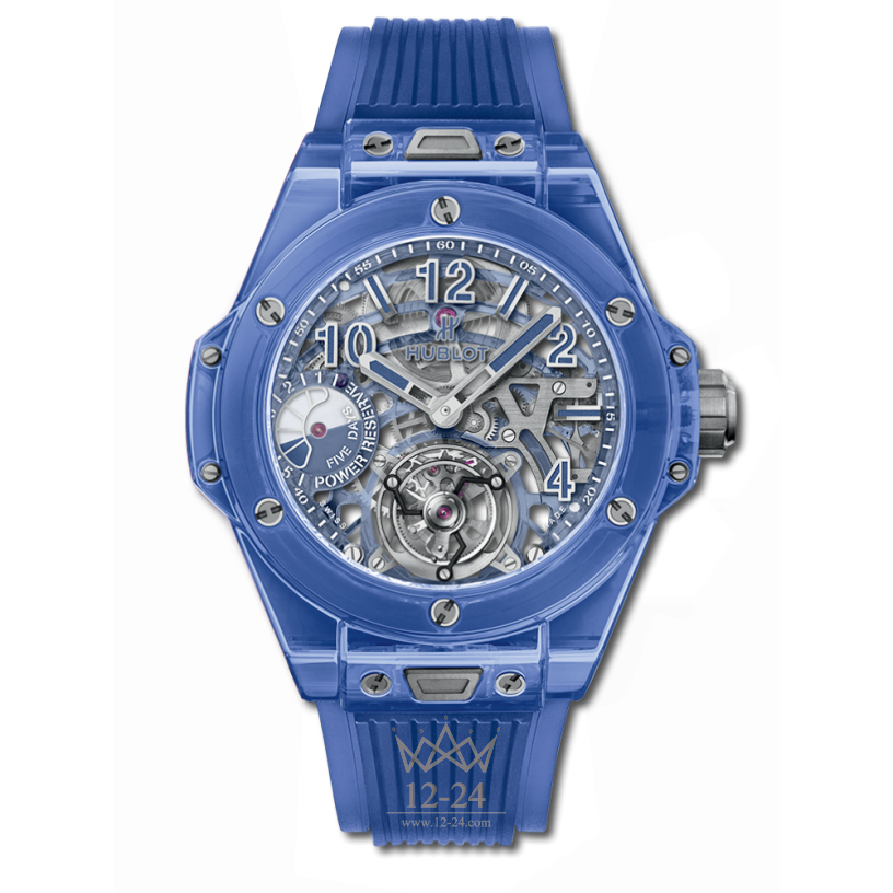 Hublot Tourbillon Power Reserve 5 Days Blue Sapphire 405.JL.0120.RT