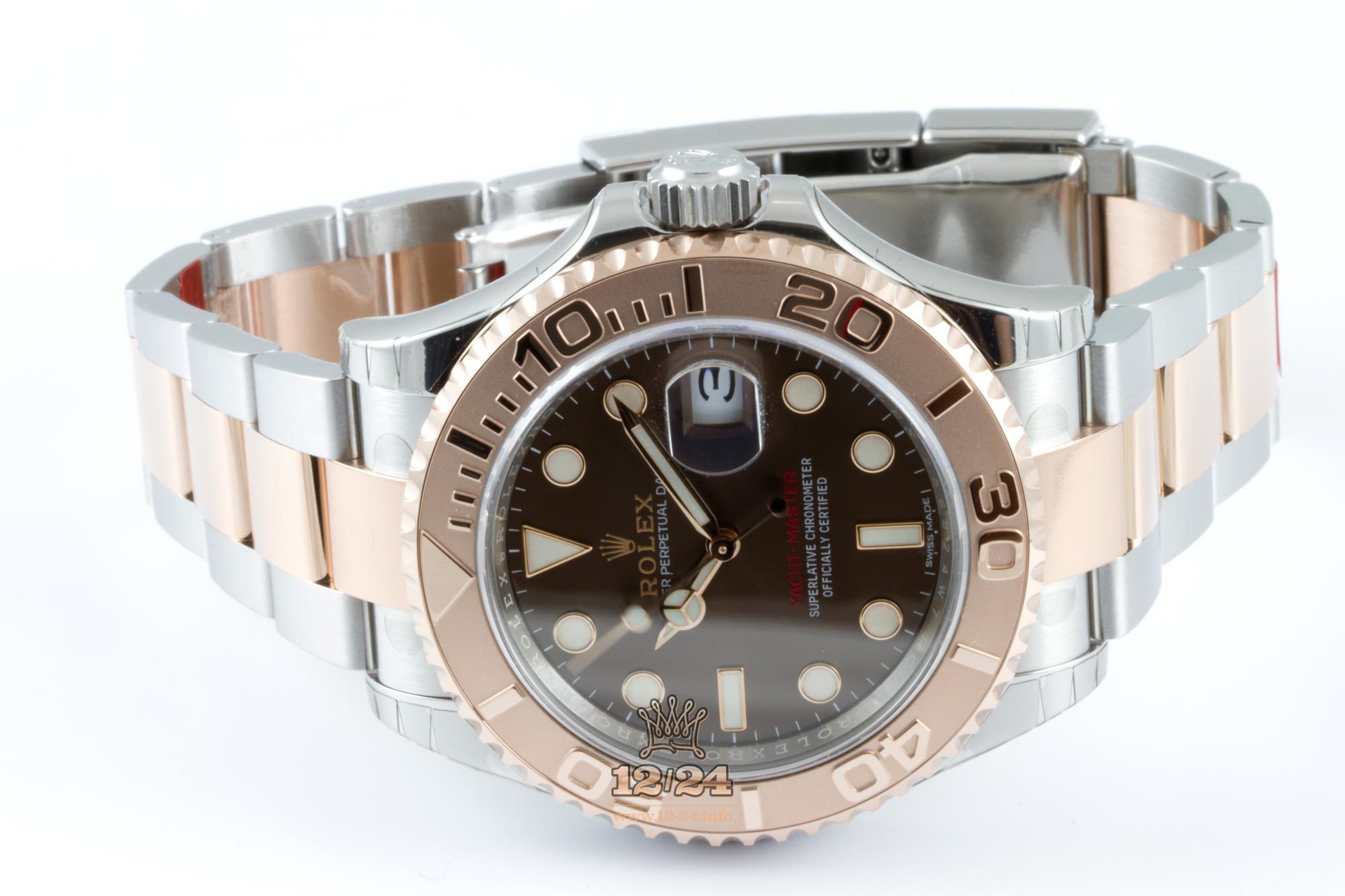 Rolex Yacht-Master Watch 116621-0001 | 40 mm, Steel / Pink gold Case ...